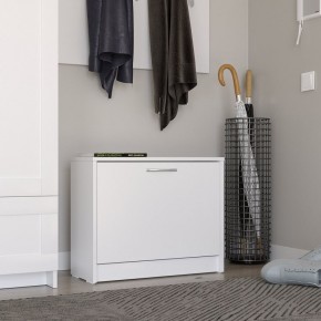 Тумба ОРИОН с одной полкой для обуви, цвет белый в Игре - igra.ok-mebel.com | фото 4