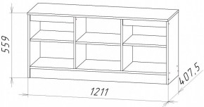 НИЦЦА-9 Тумба под ТВ (НЦ.09) в Игре - igra.ok-mebel.com | фото 2