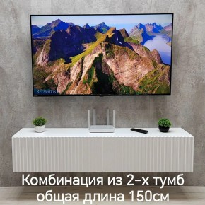 Тумба подвесная под ТВ LINES MTV1-MA 750 Белый матовый (Белый-M 10.1.2) в Игре - igra.ok-mebel.com | фото 8