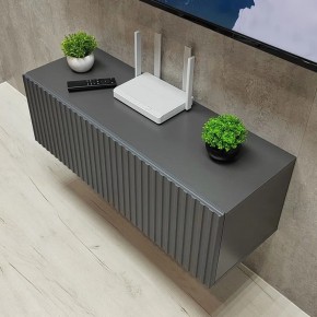Тумба подвесная под ТВ LINES MTV3-MA 900 Темно-серый (Графит-M 10.1.25) в Игре - igra.ok-mebel.com | фото 2