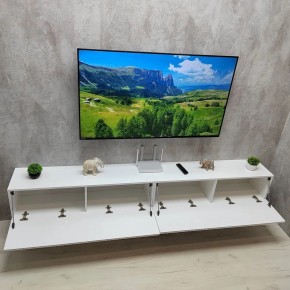 Тумба подвесная под ТВ LINES MTV4-MA 1150 Белый глянец (Белый-M 10.1.1) в Игре - igra.ok-mebel.com | фото 12