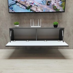Тумба подвесная под ТВ LINES MTV4-MA 1150 Темно-серый (Графит-M 10.1.25) в Игре - igra.ok-mebel.com | фото 3