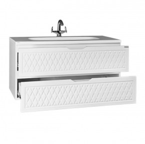 Тумба подвесная под умывальник Stella 100 3D В2 Домино (D37014T) в Игре - igra.ok-mebel.com | фото 2