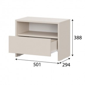 КАМЕЛИЯ 1 Серия 2 Тумба прикроватная Меланж в Игре - igra.ok-mebel.com | фото 3