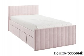 ТВИКС Кровать с ящиками 900 (нежно-розовый) в Игре - igra.ok-mebel.com | фото