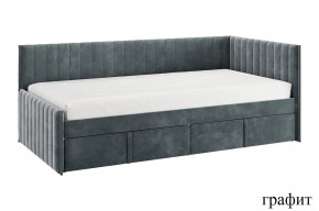 ТВИКС Кровать (тахта) с ящиками 900 (графит) в Игре - igra.ok-mebel.com | фото
