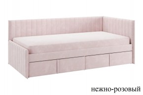 ТВИКС Кровать (тахта) с ящиками 900 (нежно-розовый) в Игре - igra.ok-mebel.com | фото