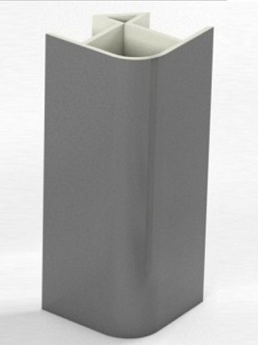 Угловое соединение для цоколя 90 гр. h100 мм (Алюминий, Белый, Черный, Сонома) в Игре - igra.ok-mebel.com | фото