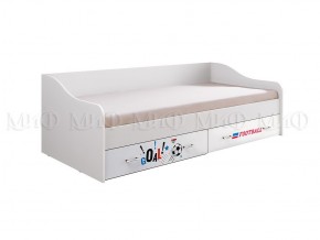 ВЕГА NEW Boy  Кровать 900 с настилом ЛДСП (белый глянец с фотопечатью/белый) в Игре - igra.ok-mebel.com | фото