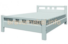 ВЕРОНИКА-2 Кровать из массива 900 (Белый античный) в Игре - igra.ok-mebel.com | фото