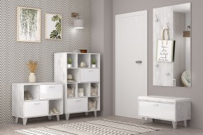 Вешалка с зеркалом Эго ВЗ-1 Бетон светлый в Игре - igra.ok-mebel.com | фото 3