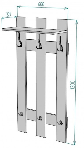 Вешалка V2 в Игре - igra.ok-mebel.com | фото 2