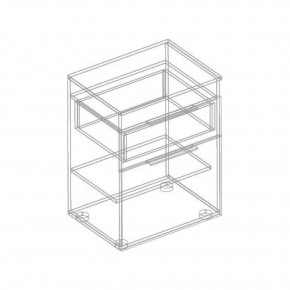 ВИТА Тумба 1-ств с ящиком и нишей в Игре - igra.ok-mebel.com | фото 2
