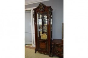 Витрина одностворчатая Джоконда (корень дуба глянец) в Игре - igra.ok-mebel.com | фото 2