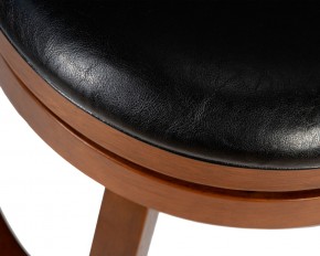 Вращающийся полубарный стул DOBRIN WILLIAM COUNTER, шоколад, черный в Игре - igra.ok-mebel.com | фото 8