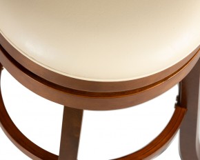 Вращающийся полубарный стул DOBRIN WILLIAM COUNTER, шоколад, кремовый в Игре - igra.ok-mebel.com | фото 8