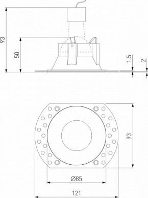 Встраиваемый светильник Elektrostandard Renzo a067528 в Игре - igra.ok-mebel.com | фото 3