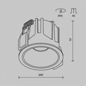 Встраиваемый светильник Maytoni Alfa LED DL043-01-10W3K-RD-B-1 в Игре - igra.ok-mebel.com | фото 8