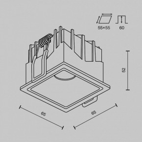 Встраиваемый светильник Maytoni Alfa LED DL043-01-10W3K-SQ-B-1 в Игре - igra.ok-mebel.com | фото 11