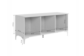ЗЕФИР Гостиная К1 (белое дерево/белый муар) в Игре - igra.ok-mebel.com | фото 4