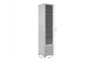 ЗЕФИР Гостиная К1 (белое дерево/белый муар) в Игре - igra.ok-mebel.com | фото 5