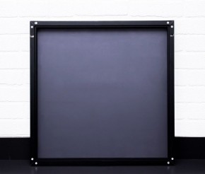 Зеркало Corsica 600х600 black без подсветки Sansa (SB1064Z) в Игре - igra.ok-mebel.com | фото 3
