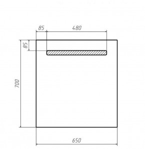Зеркало Good Light 65 с подсветкой Домино (GL7005Z) в Игре - igra.ok-mebel.com | фото 2