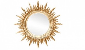 Зеркало круглое золото (1810(1) в Игре - igra.ok-mebel.com | фото 1