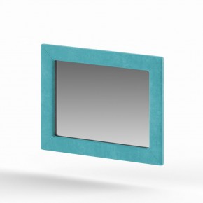 Зеркало прямоугольное Plaza в ткани велюр Enigma в Игре - igra.ok-mebel.com | фото 1